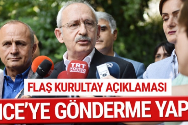 Kılıçdaroğlu’ndan flaş kurultay açıklaması